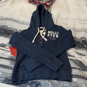 Hollister Dark Blue Hoodie